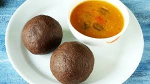 Raagi Mudda With Tomato Pappu
